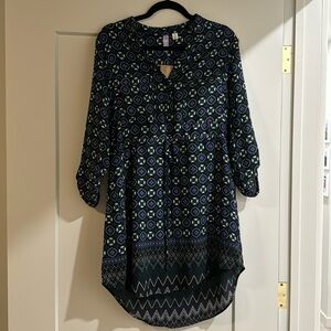 Francesca’s patterned dress